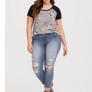 Torrid Floral Top Size 00 plus size